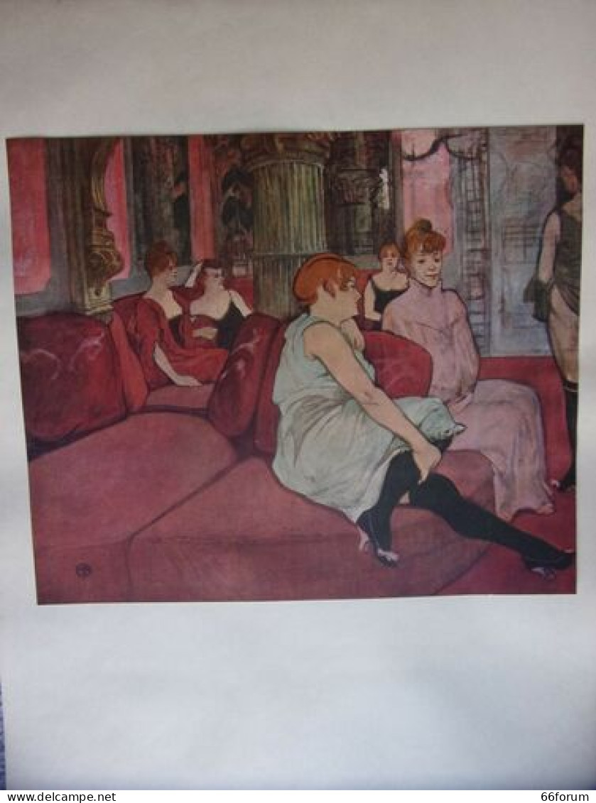 TIRAGE 20ème D' APRES UNE OEUVRE DE TOULOUSE LAUTREC AU SALON - Other & Unclassified