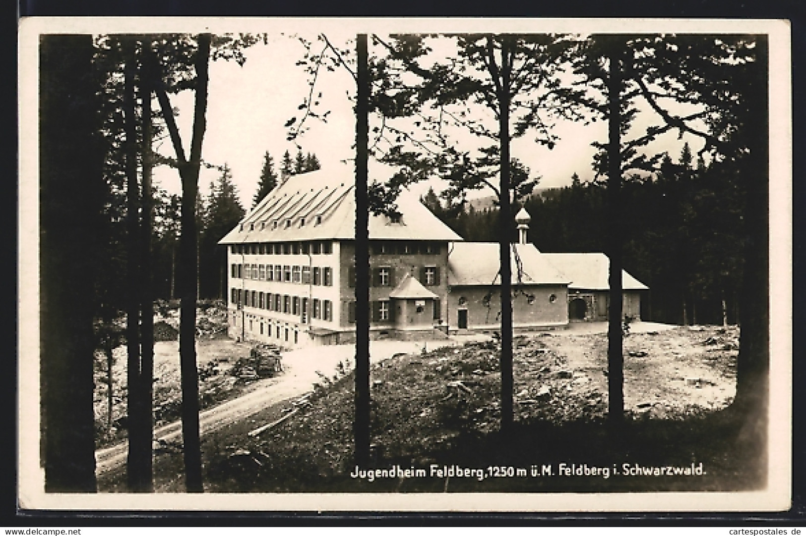 AK Feldberg I. Schwarzwald, Partie Am Jugendheim  - Feldberg