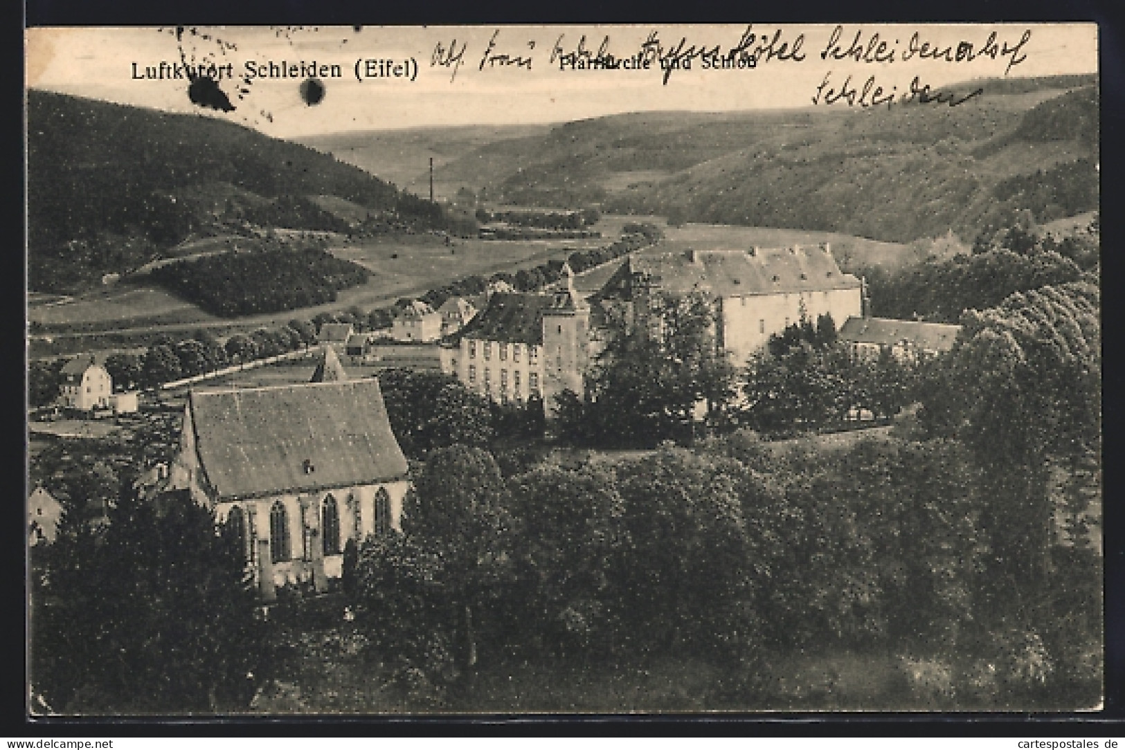 AK Schleiden /Eifel, Pfarrkirche Und Schloss  - Schleiden