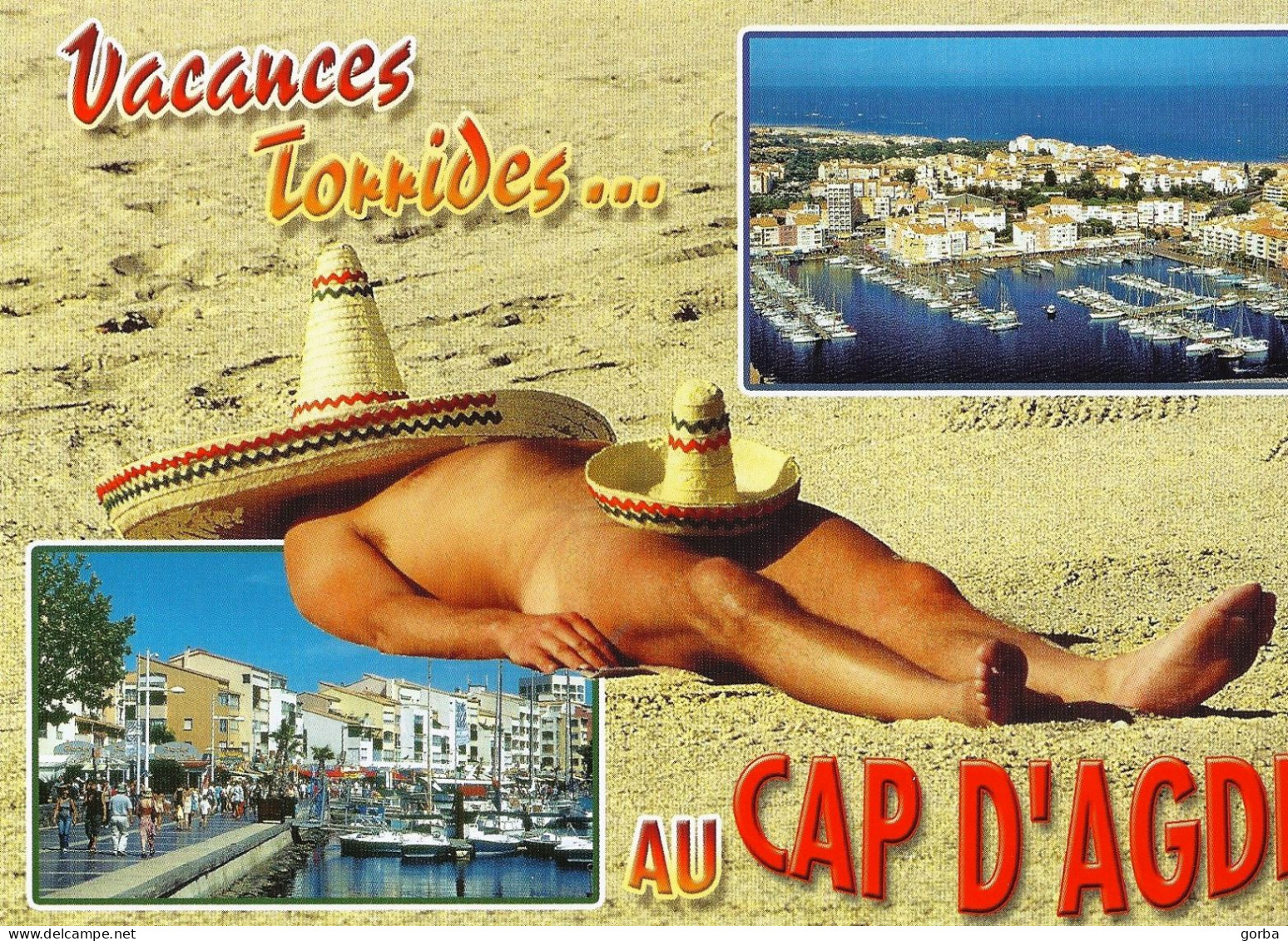 *CPM - 34 - AGDE - Vacances Torrides Au Cap D'Agde - Multivue - Agde