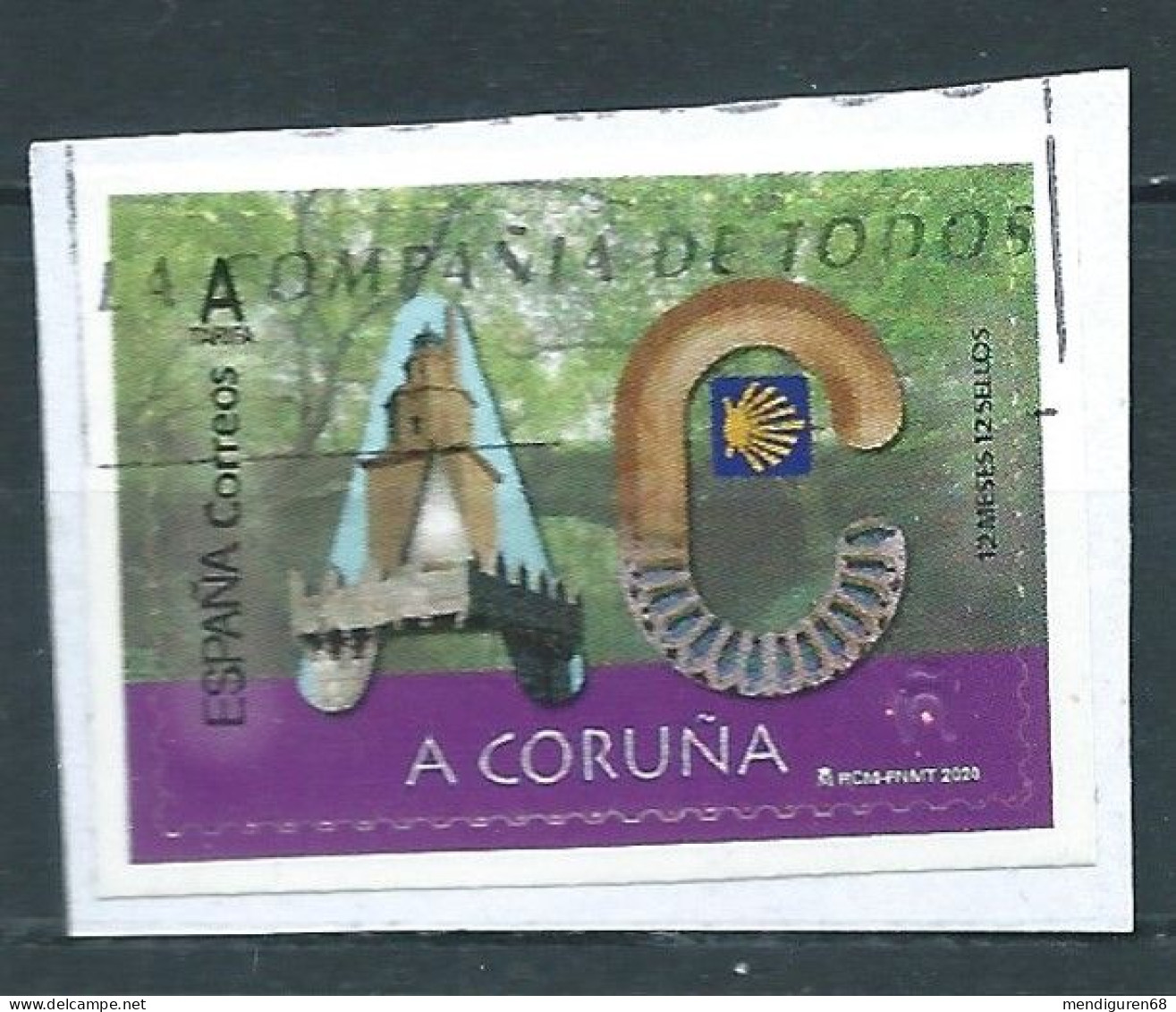 ESPAGNE SPANIEN SPAIN ESPAÑA 2020 12 MONTHS MESES 12 STAMPS SELLOS:A CORUÑA USED ED 5361 MI 5408 YT 5112 SC 4399 SG 5361 - Used Stamps