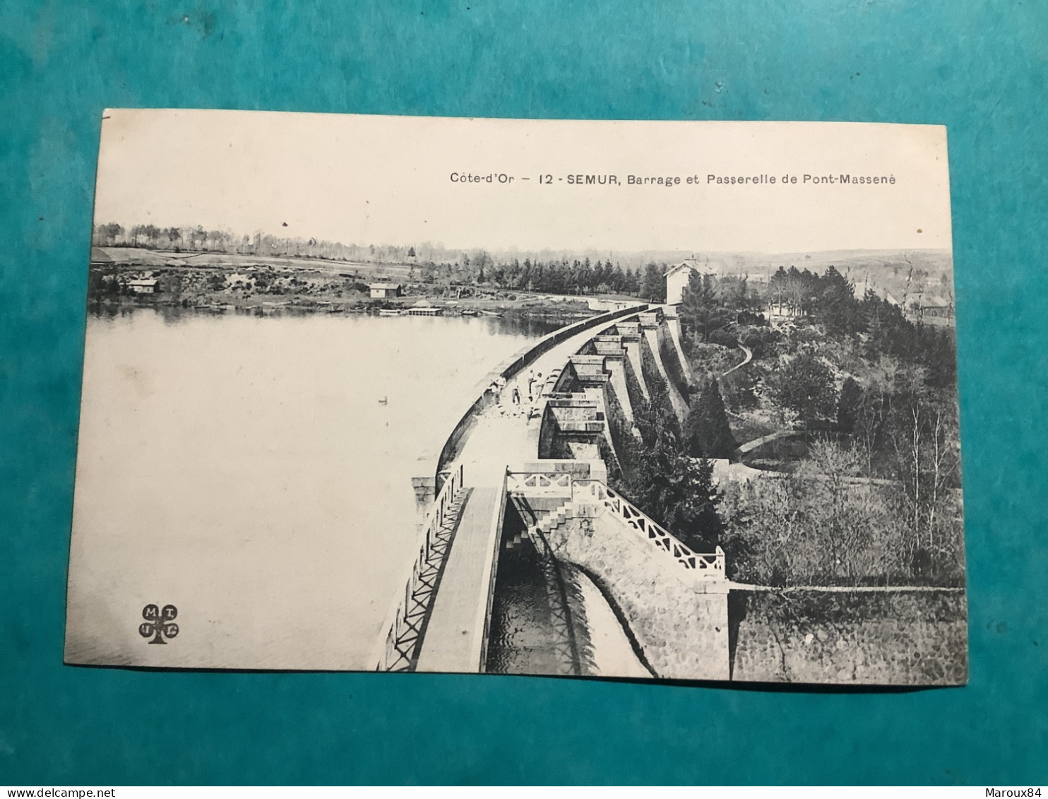 21/ Semur .barrage Et Passerelle De Pont Massene - Semur