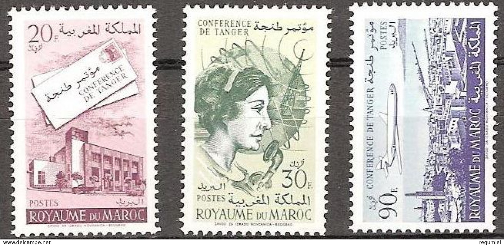 Maroc  424/426 ** MNH. 1961 - Maroc (1956-...)