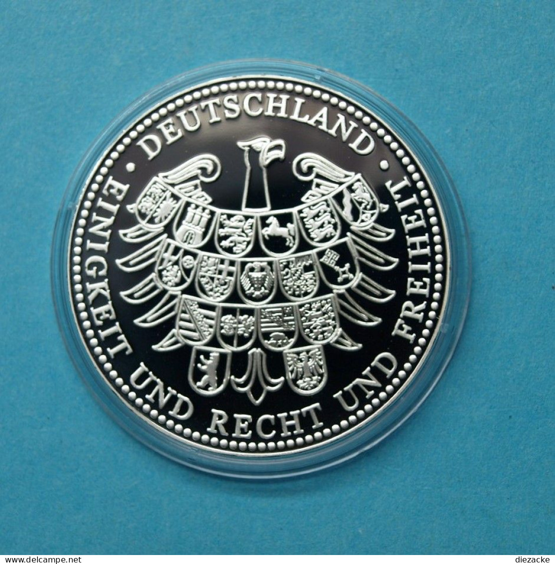 2011 Medaille Papst Benedikt XVI. In San Marino, Teilvergoldet PP (MZ1225 - Ohne Zuordnung