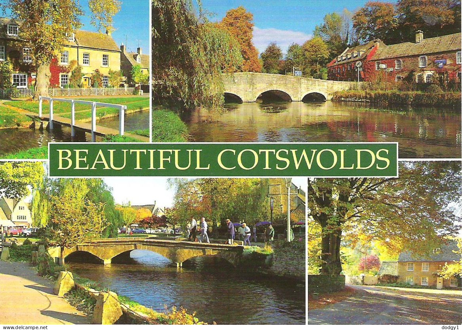 SCENES FROM THE COTSWOLDS, GLOUCESTERSHIRE, ENGLAND. UNUSED  POSTCARD My9 - Other & Unclassified