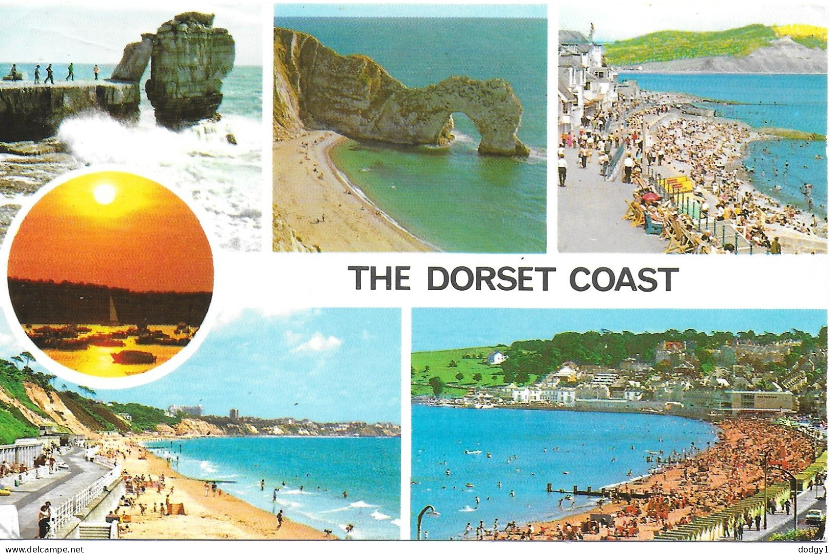 SCENES FROM AROUND DORSET, ENGLAND. Circa 1973 USED POSTCARD   My9 - Other & Unclassified