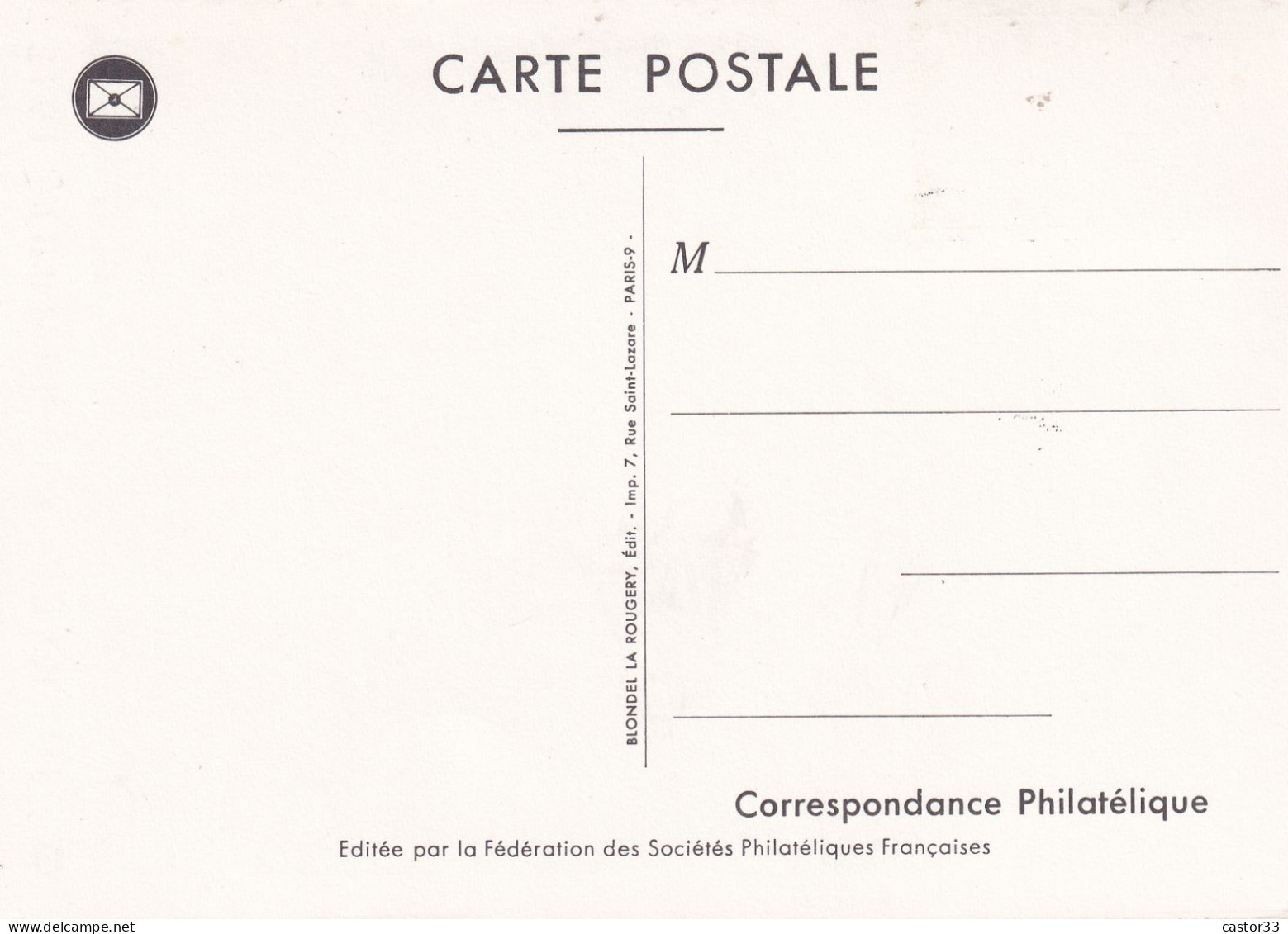 Journée Du Timbre 1972, Facteur Rural à Bicyclette - Otros & Sin Clasificación