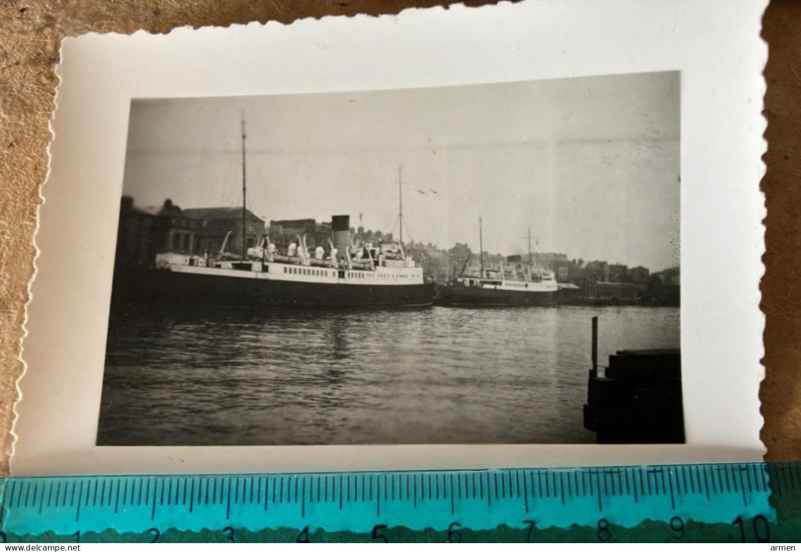 REAL PHOTO - DIEPPE BATEAUX SHIPS  NAVIRES  A Identifier - Schiffe