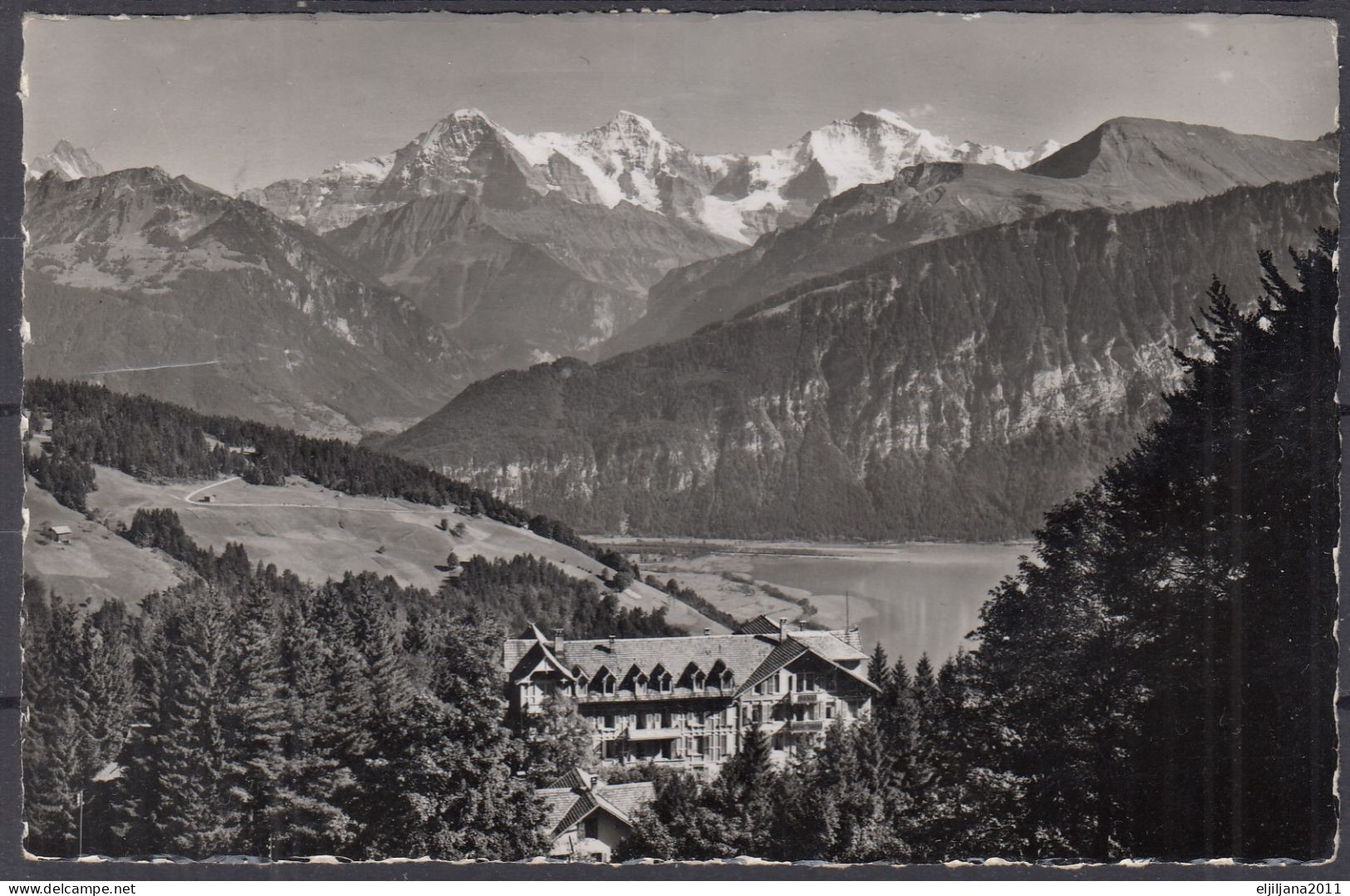 ⁕ Switzerland / Suisse 1952 Beatenberg ⁕ BERN Used Postcard - Beatenberg