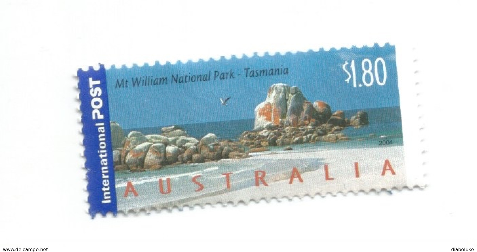 (AUSTRALIA) 2004, MT WILLIAM NATIONAL PARK, TASMANIA - Used Stamp - Oblitérés