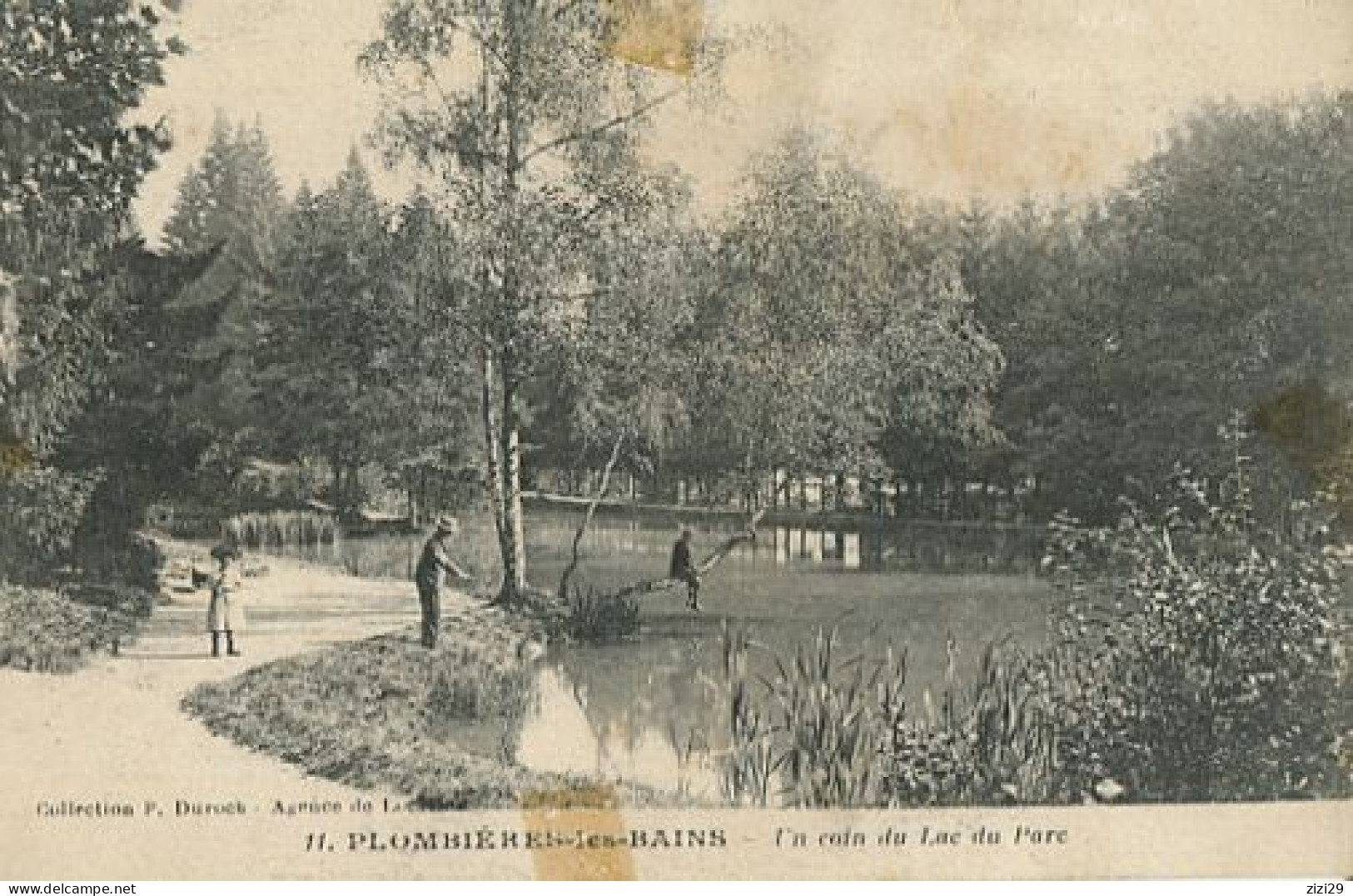 PLOMBIERES-les-BAINS-un Coin Du Lac Du Parc - Plombieres Les Bains