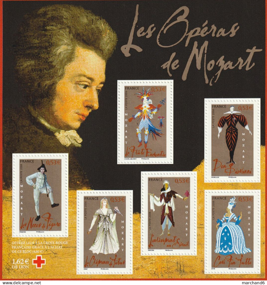 France 2006 Les Opéras De Mozart Bloc Feuillet N°98 Neuf** - Ongebruikt