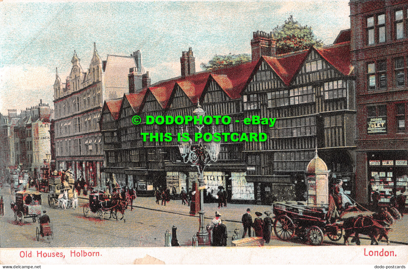 R513894 London. Holborn. Old Houses. Postcard - Autres & Non Classés