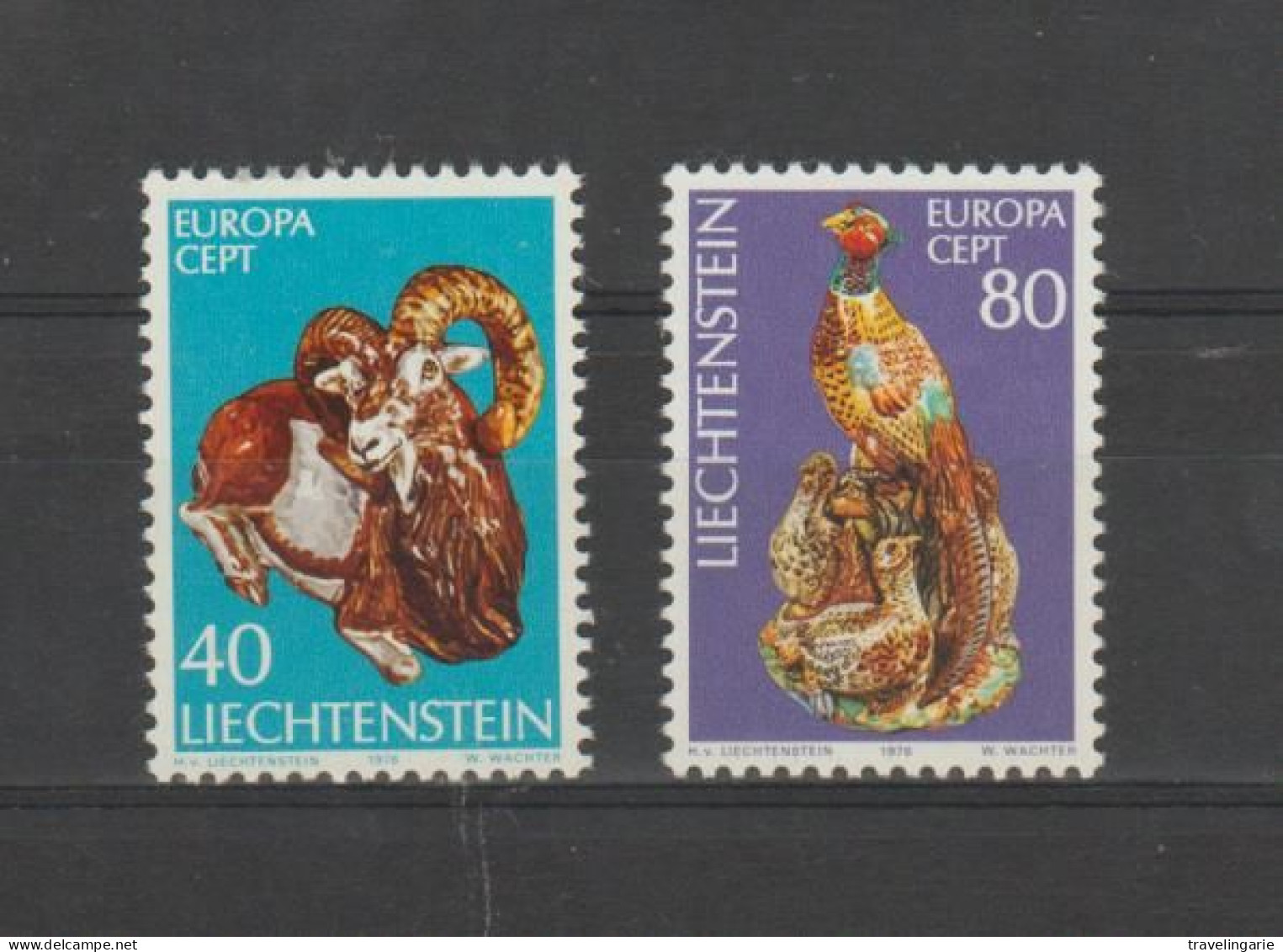 Liechtenstein 1976 Europa Cept - Animals ** MNH - Unused Stamps