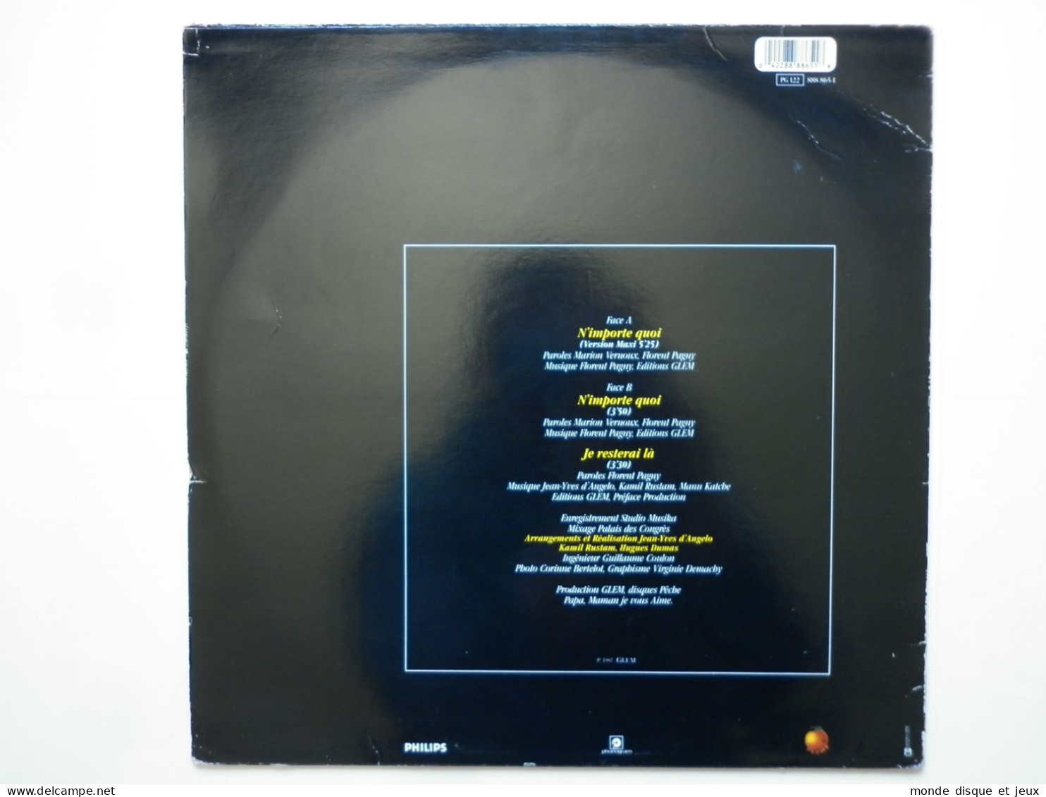 Florent Pagny Maxi 45Tours Vinyle N'Importe Quoi - 45 Rpm - Maxi-Single