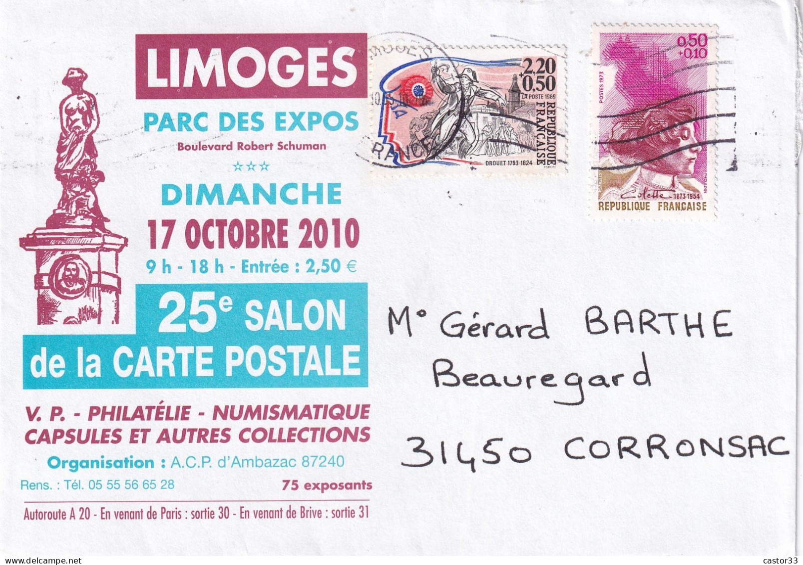 25è Salon De La Carte Postale à Limoges - Otros & Sin Clasificación
