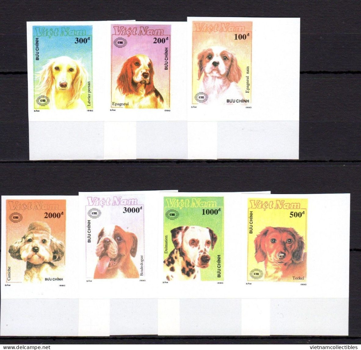 Vietnam Viet Nam MNH Imperf Stamps 1990 : World Stamp Exhibition In New Zealand / Dog (Ms592) - Viêt-Nam