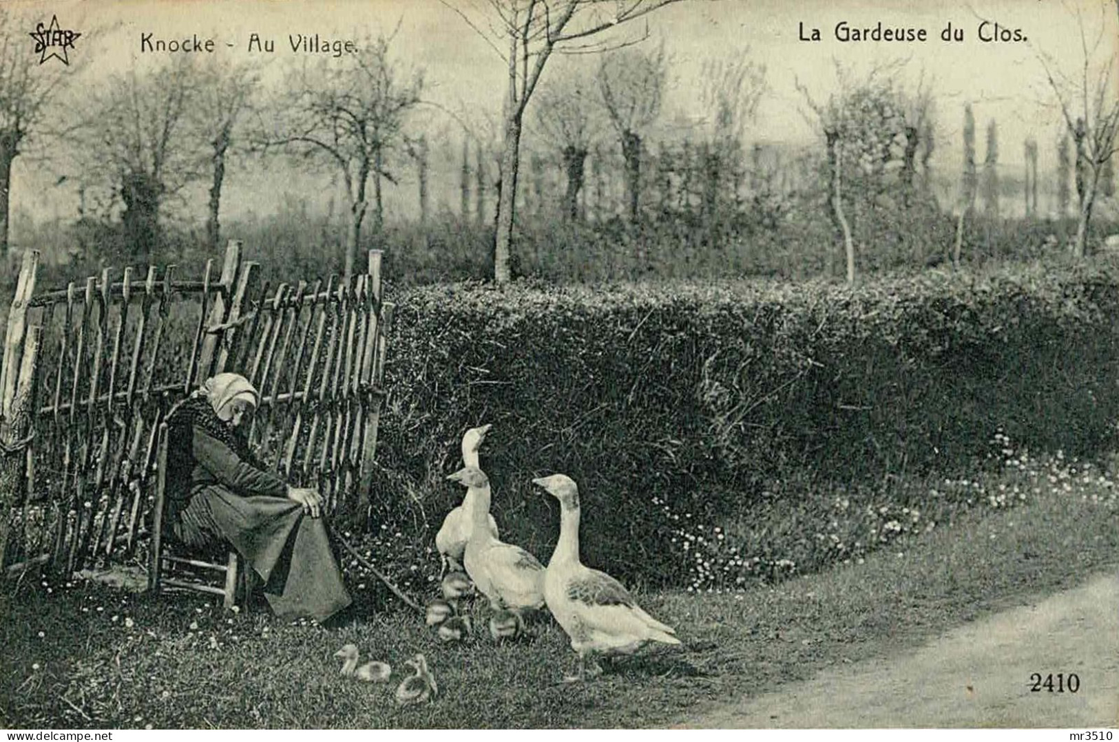 Knocke - Au Village - La Gardeuse Du Clos - 1913 - Knokke