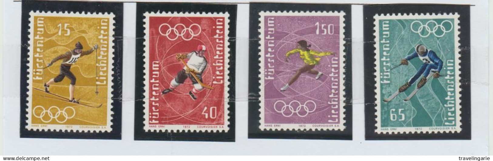 Liechtenstein 1971 Olympic Wintergames Sapporo ** - Hiver 1972: Sapporo