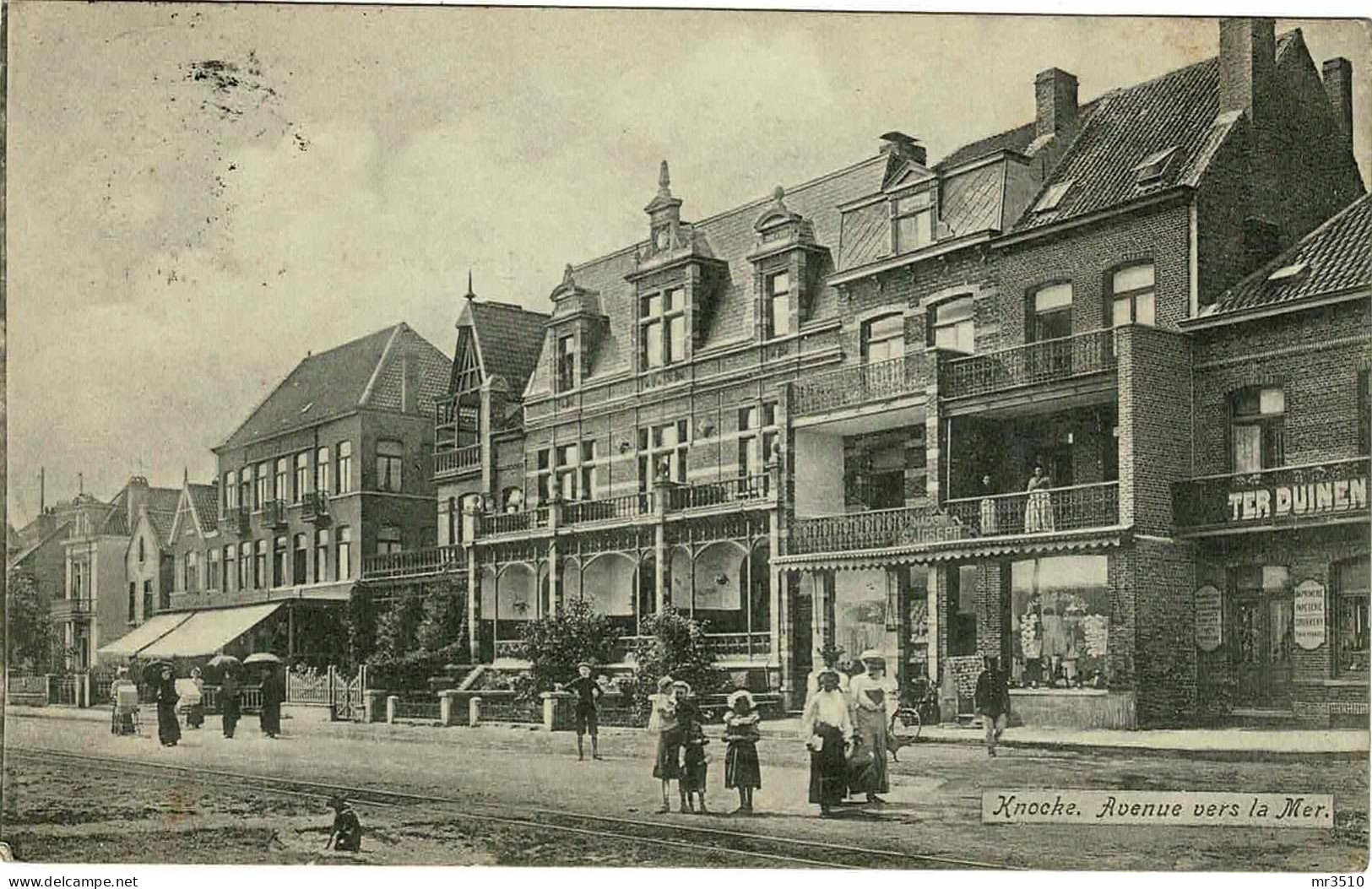 Knocke - Avenue Vers La Mer - 1906 - Knokke