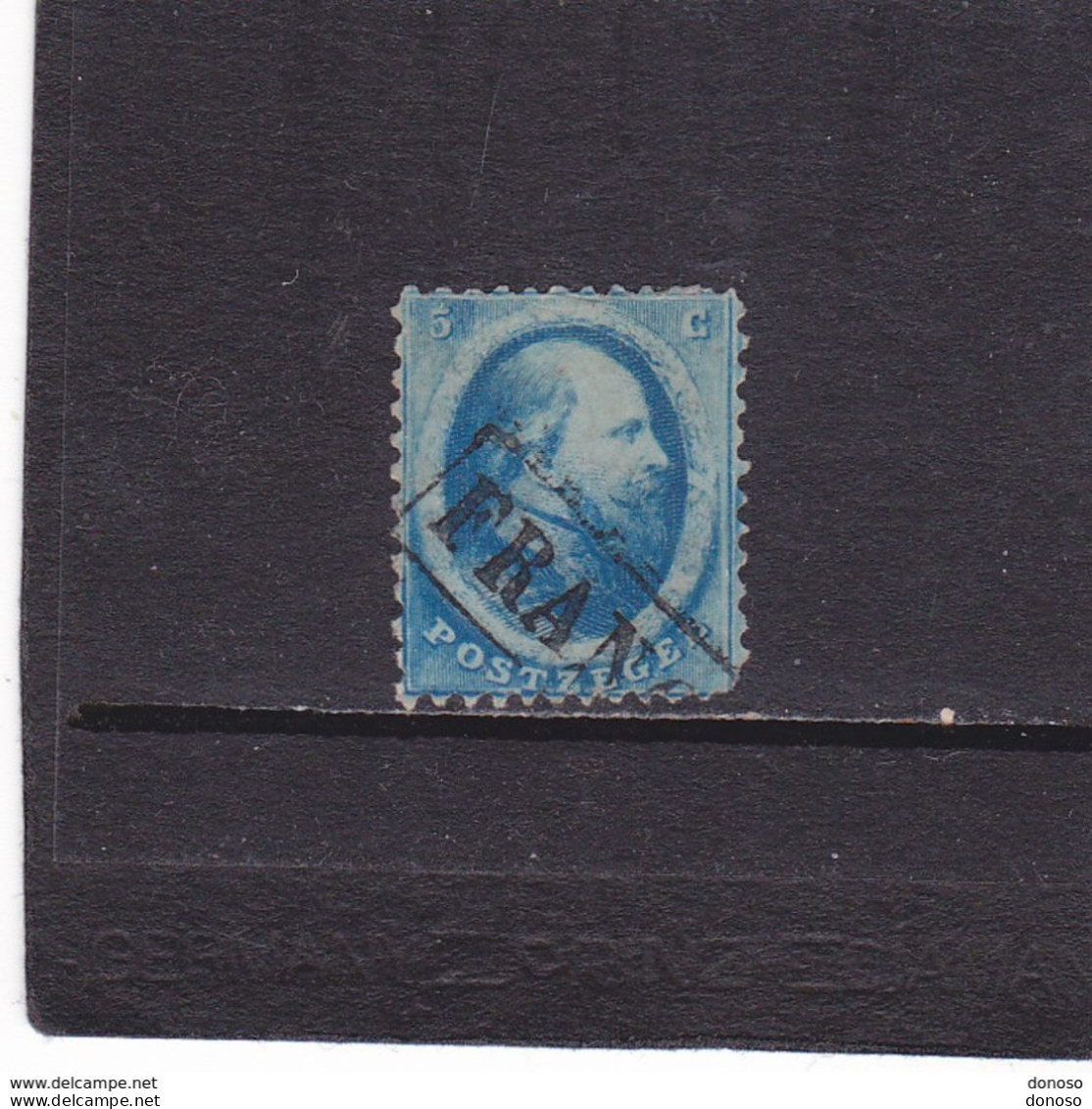 PAYS BAS 1864 GUILLAUME III Yvert 4 Oblitéré, Used Cote : 25 Euros - Used Stamps