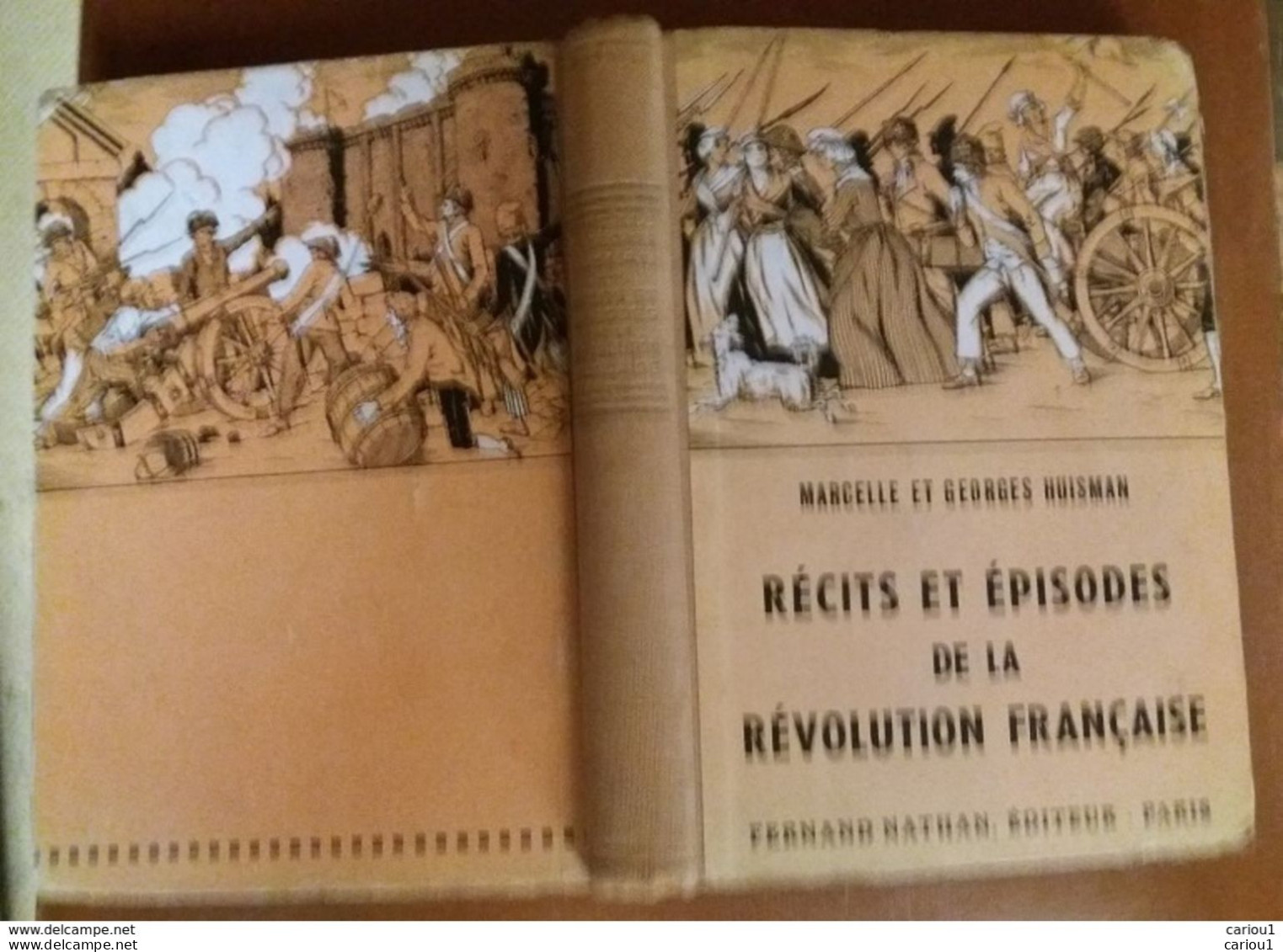 C1 Huisman RECITS ET EPISODES De La REVOLUTION FRANCAISE Nathan 1954 ILLUSTRE Port Inclus France - Contes