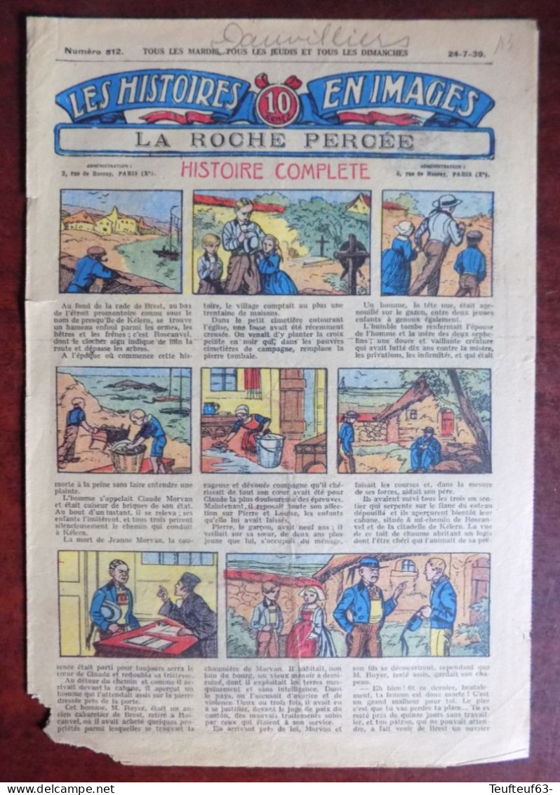 Les Histoires En Images N° 812 " La Roche Percée " - Jo Valle - Other & Unclassified
