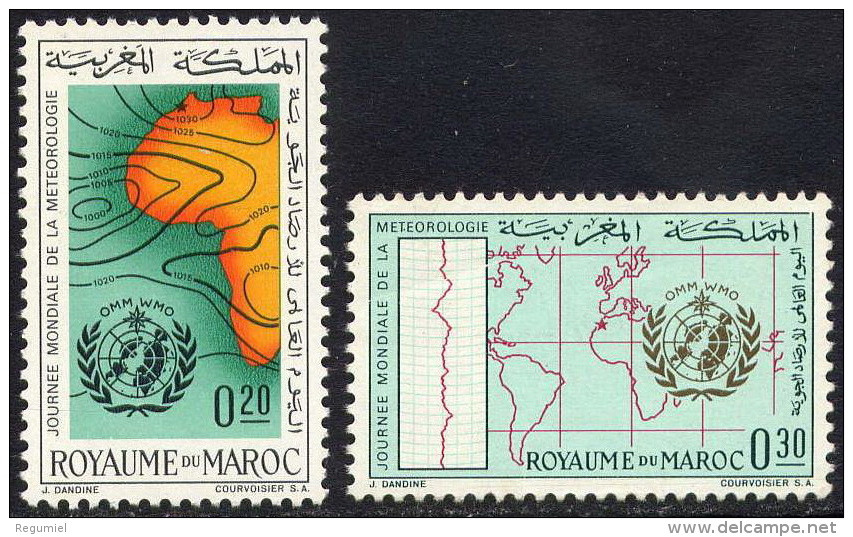 Maroc  472/473 * Serie Completa. 1964. Charnela - Morocco (1956-...)