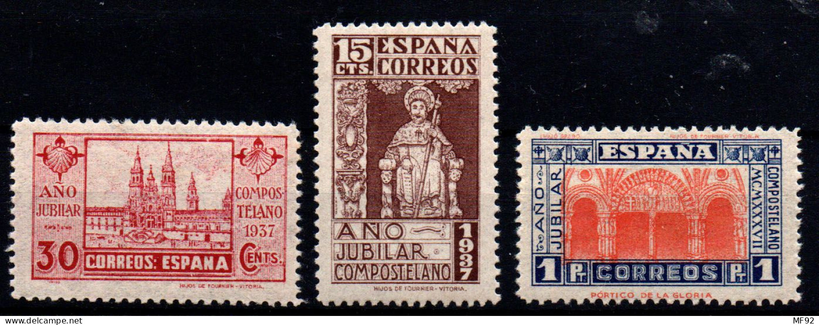 España Nº 833/35. Año 1937 - Unused Stamps