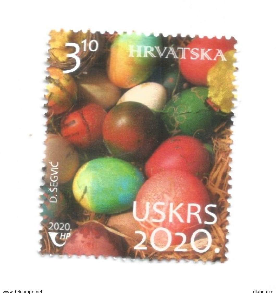 (CROATIA) 2020, EASTER  - Used Stamp - Croatie