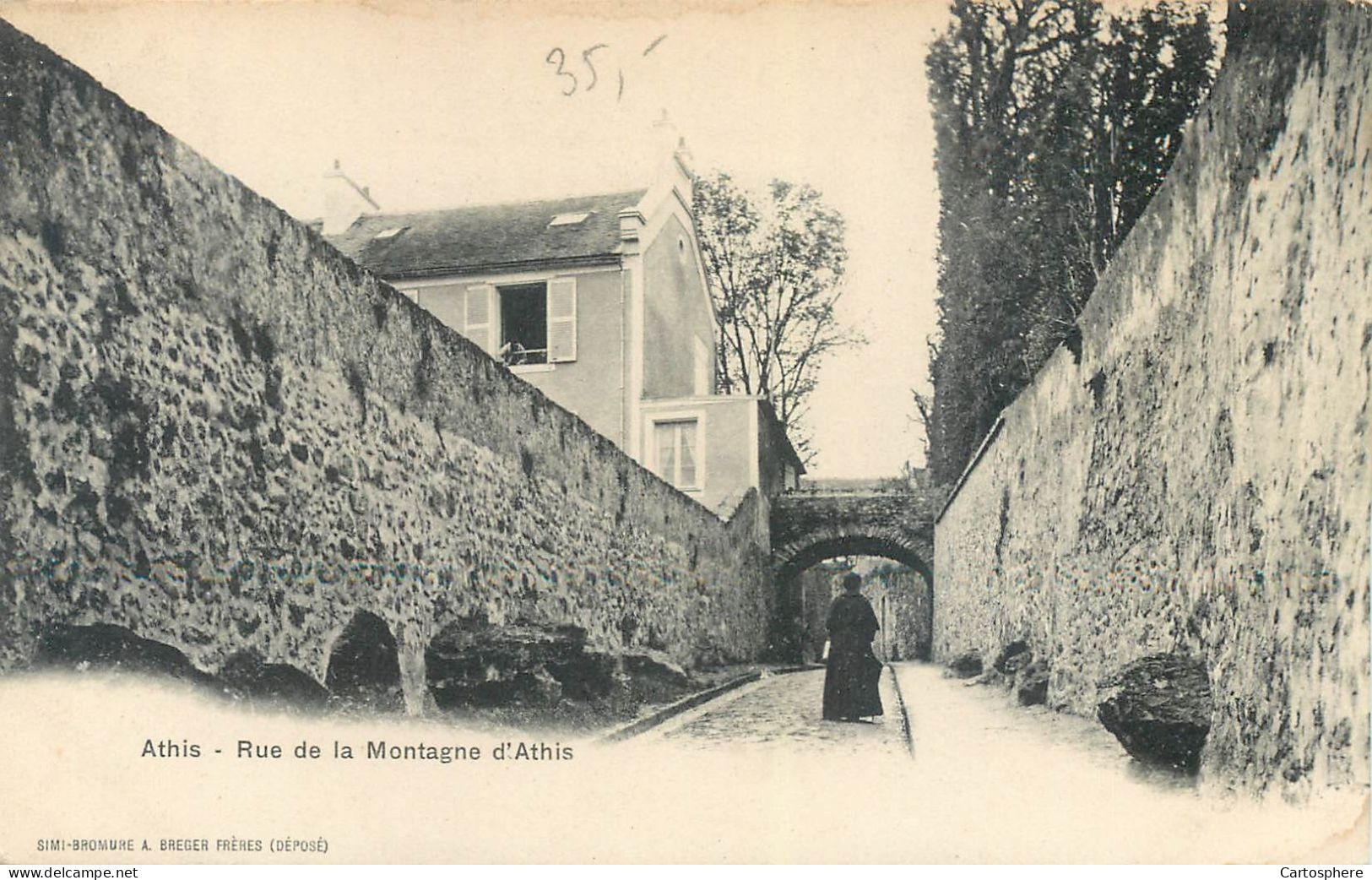 CPA 91 Essonne > Athis Mons RUE DE LA MONTAGNE D'ATHIS - Athis Mons