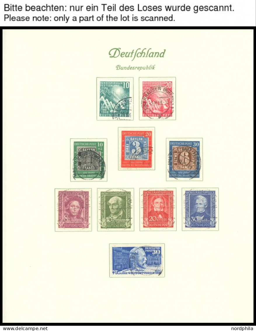 SAMMLUNGEN O,Brief , 1949-90, Sehr Saubere Komplette Sammlung In 2 Bänden, Mit Vielen Besonderheiten, Prachterhaltung - Other & Unclassified