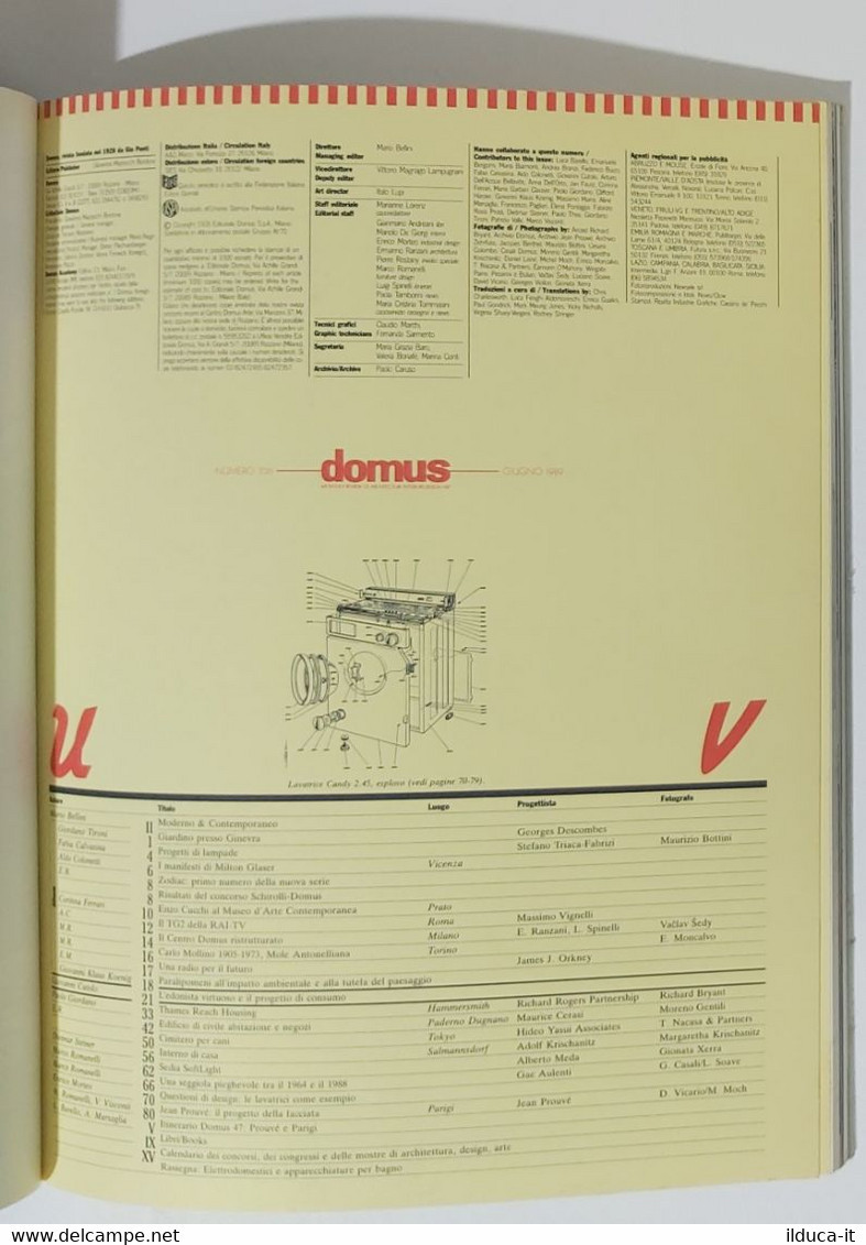 54758 Domus N. 706 1989 - Retrospettiva Di Enzo Cucchi - Jean Prouve A Parigi - Natur, Garten, Küche