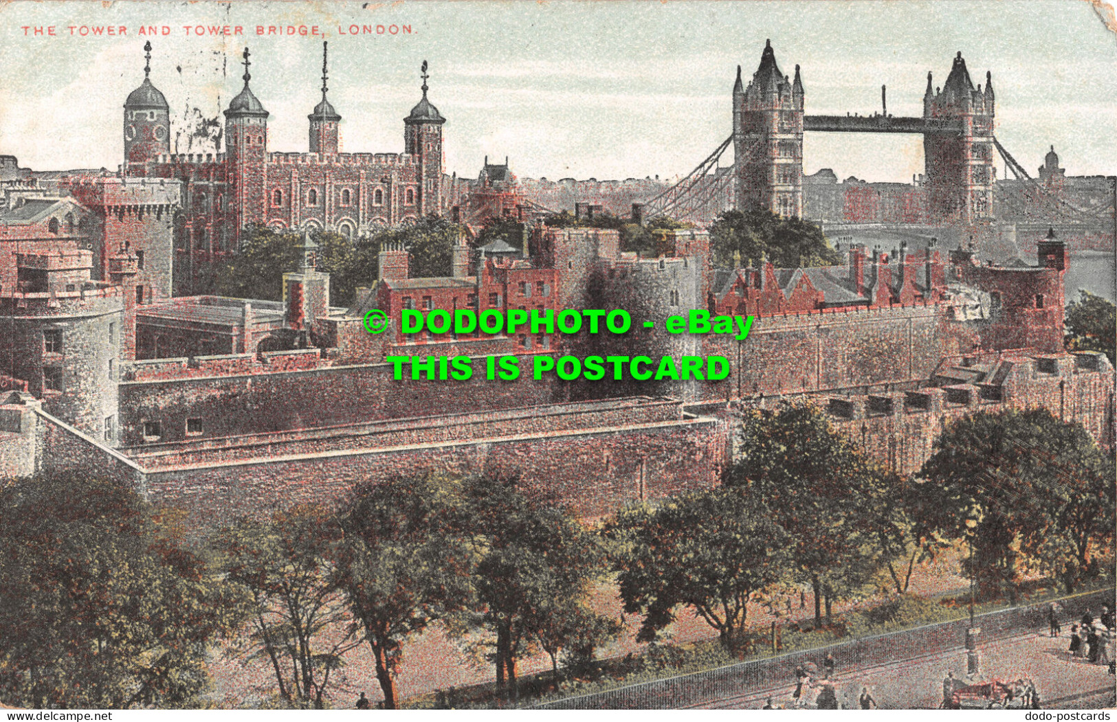 R514117 The Tower And Tower Bridge. London. 1906 - Autres & Non Classés