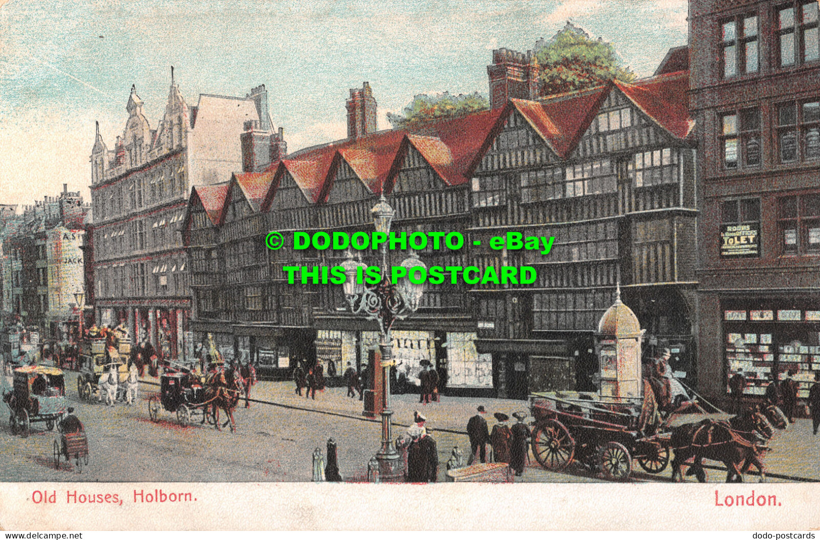 R514125 Old Houses. Holborn. London - Other & Unclassified