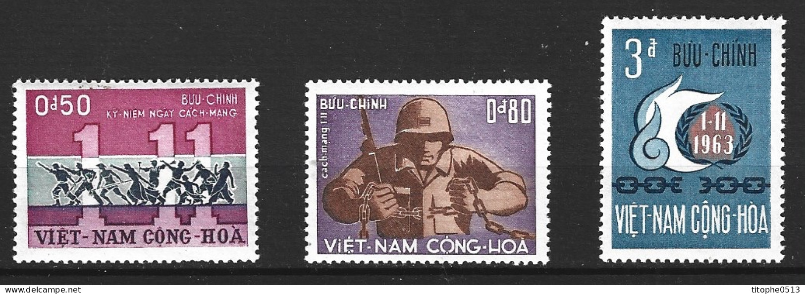 VIET NAM DU SUD. N°247-9 De 1964. Révolution. - Viêt-Nam