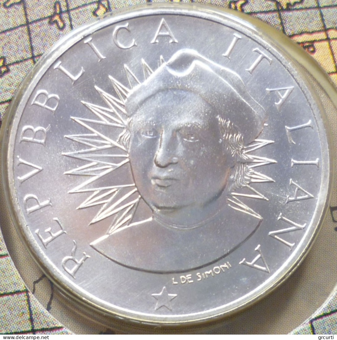 Italia - 500 Lire 1991 - 500° Scoperta Dell'America - 3° Emissione - Gig# 446 - KM# 148 - 500 Lire