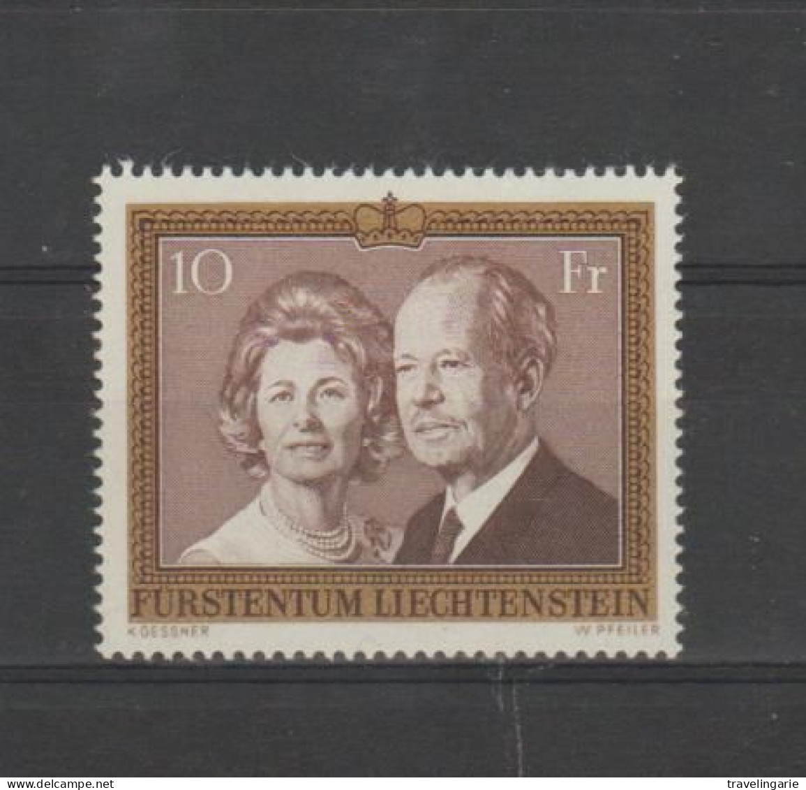 Liechtenstein 1974 Prince Franz Joseph II / Princess Georgine ** MNH - Unused Stamps