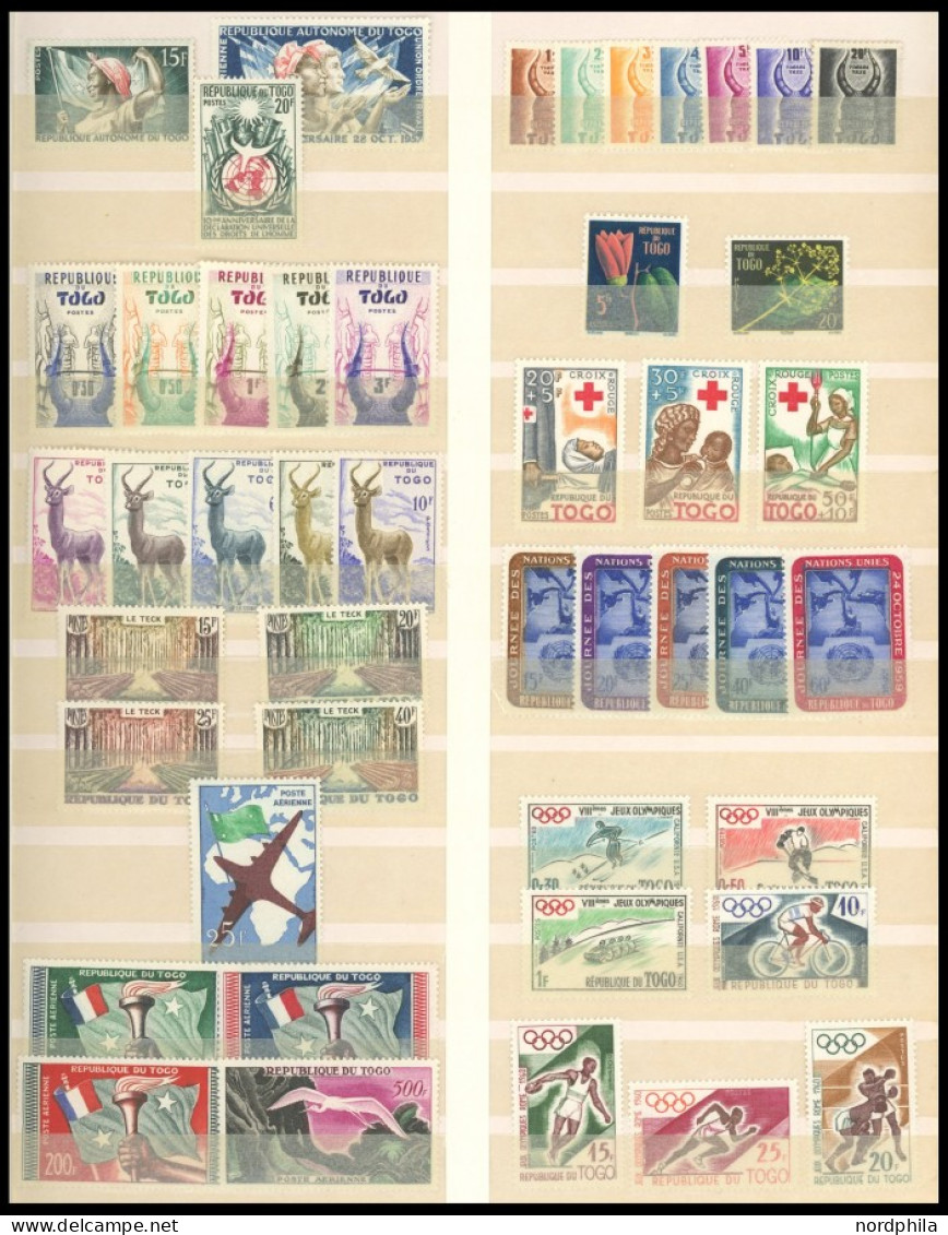 KONGO-BRAZZAVILLE **, 1960-68, Postfrische Sammlung, Ziemlich Komplett, Dabei U.a. Mi.Nr. 87 Und 116-22, Einige Wenige W - Autres & Non Classés