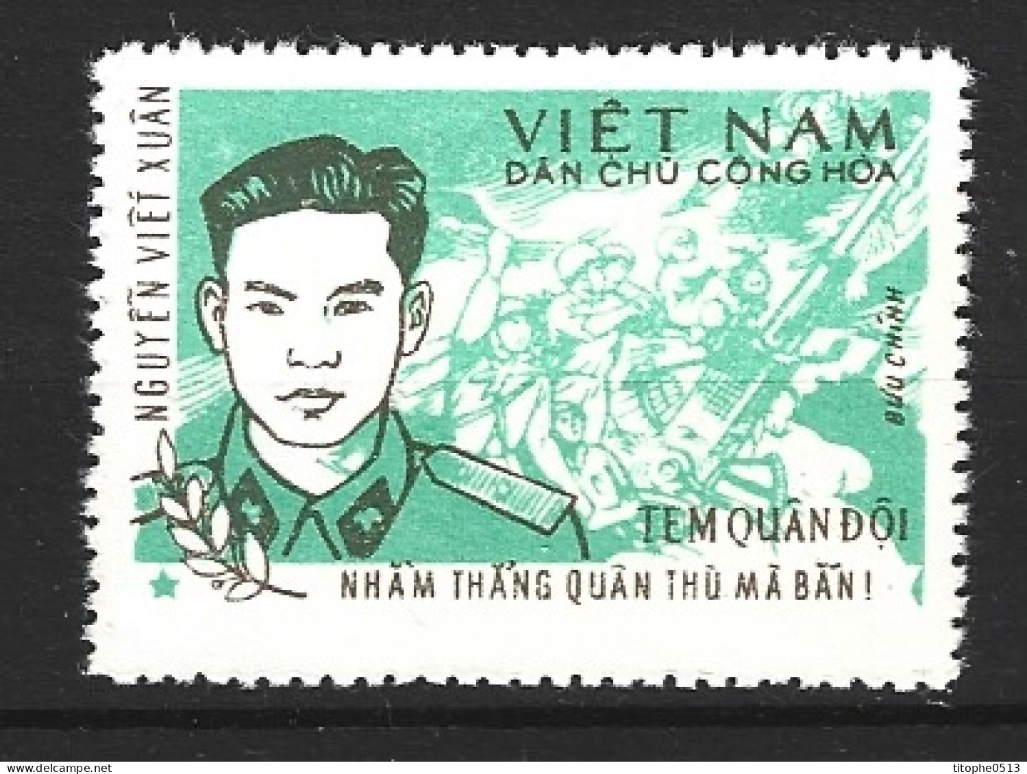 VIET NAM DU NORD. Timbre De Franchise N°16 De 1972. Franchise Militaire. - Vietnam