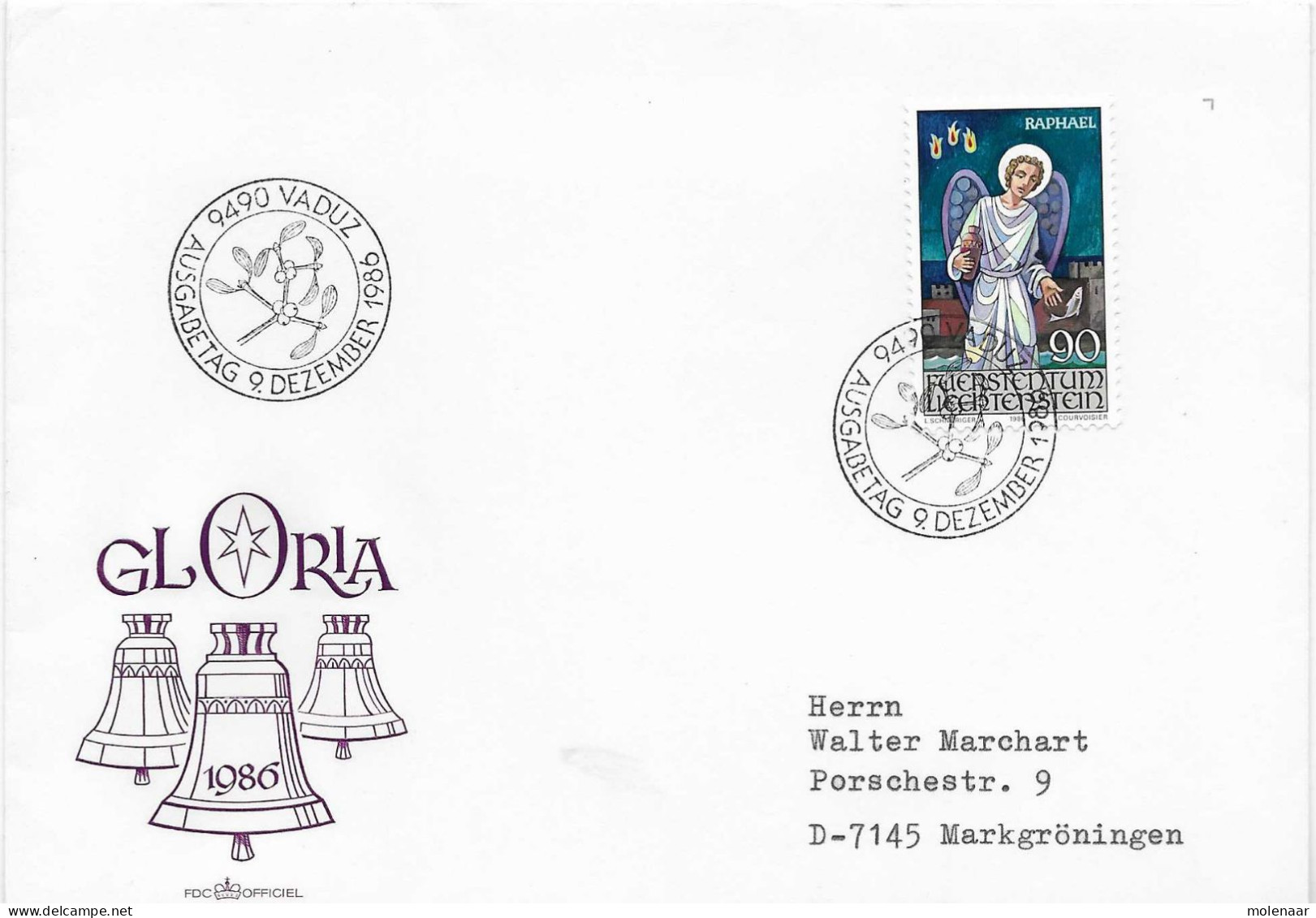 Postzegels > Europa > Liechtenstein > 1981-90 > Brief Met  No. 916 (17607) - Lettres & Documents