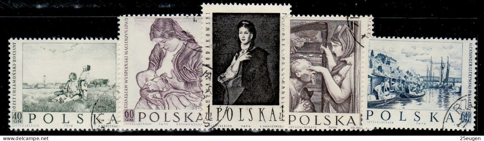 POLAND 1959 MICHEL No: 1102 - 1106 USED - Used Stamps