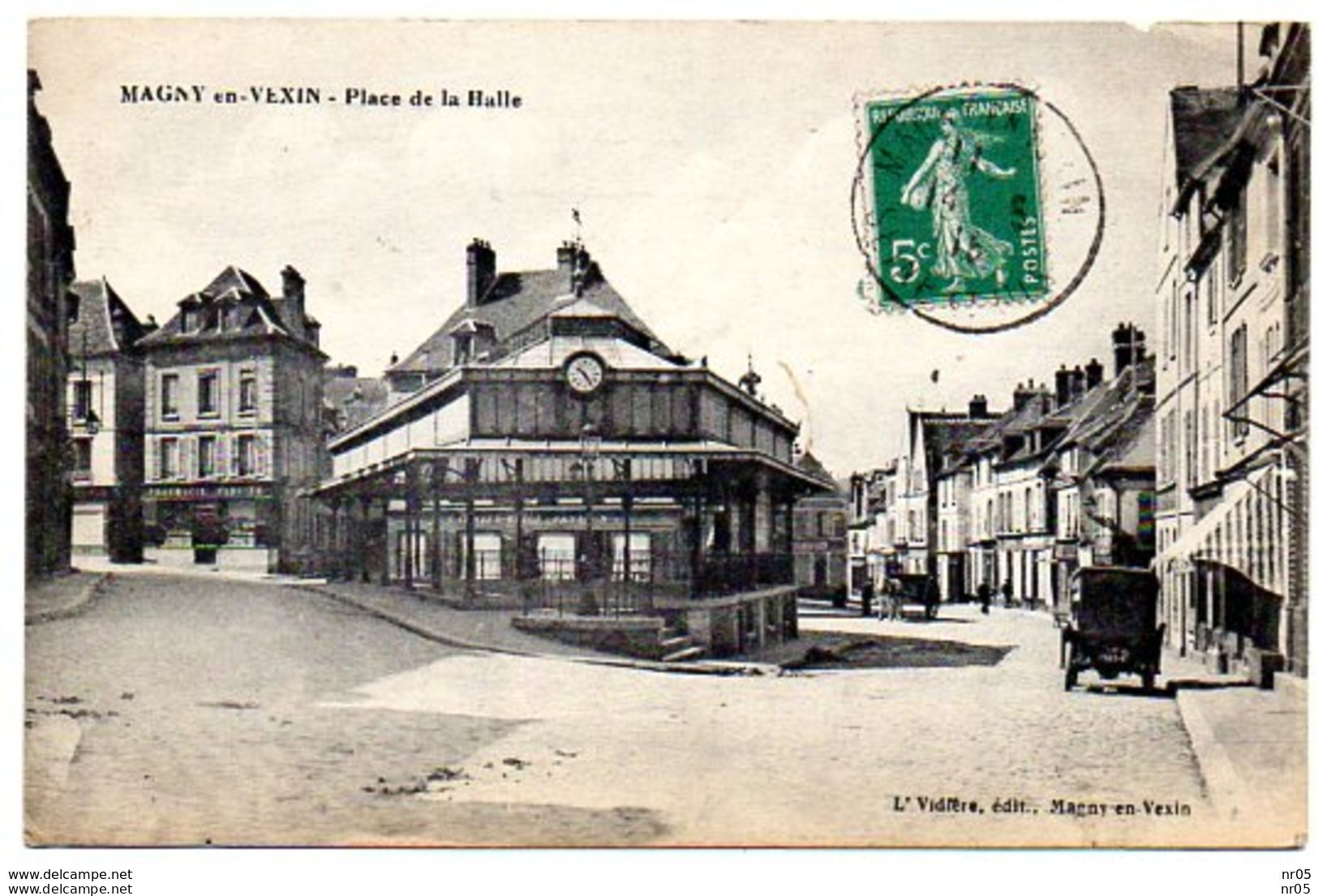 95  - MAGNY En VEXIN ( Val D'Oise )   - Place De La Halle - Magny En Vexin