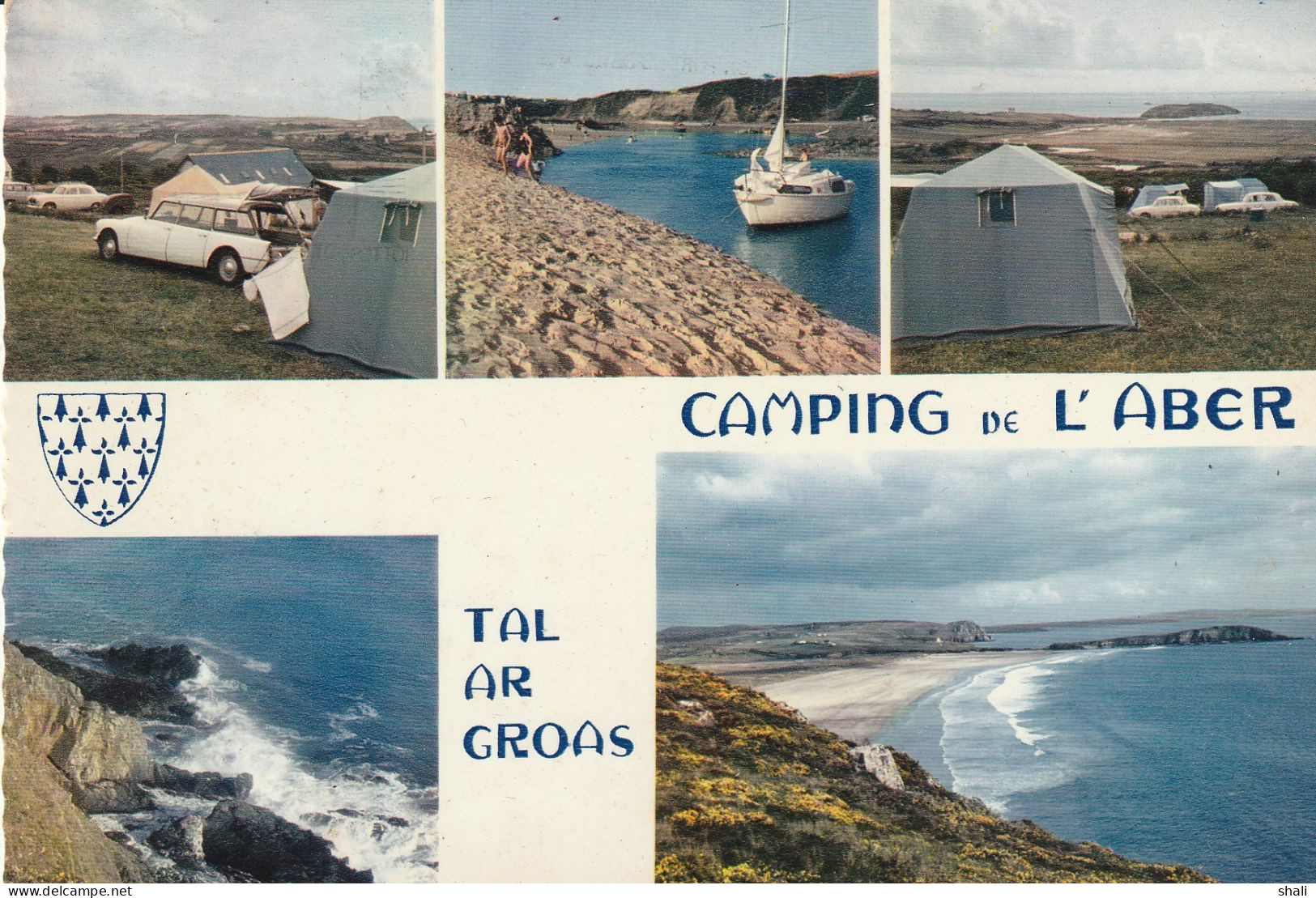 CPSM TAL AR GROAS CAMPING DE L' ABER - Other & Unclassified