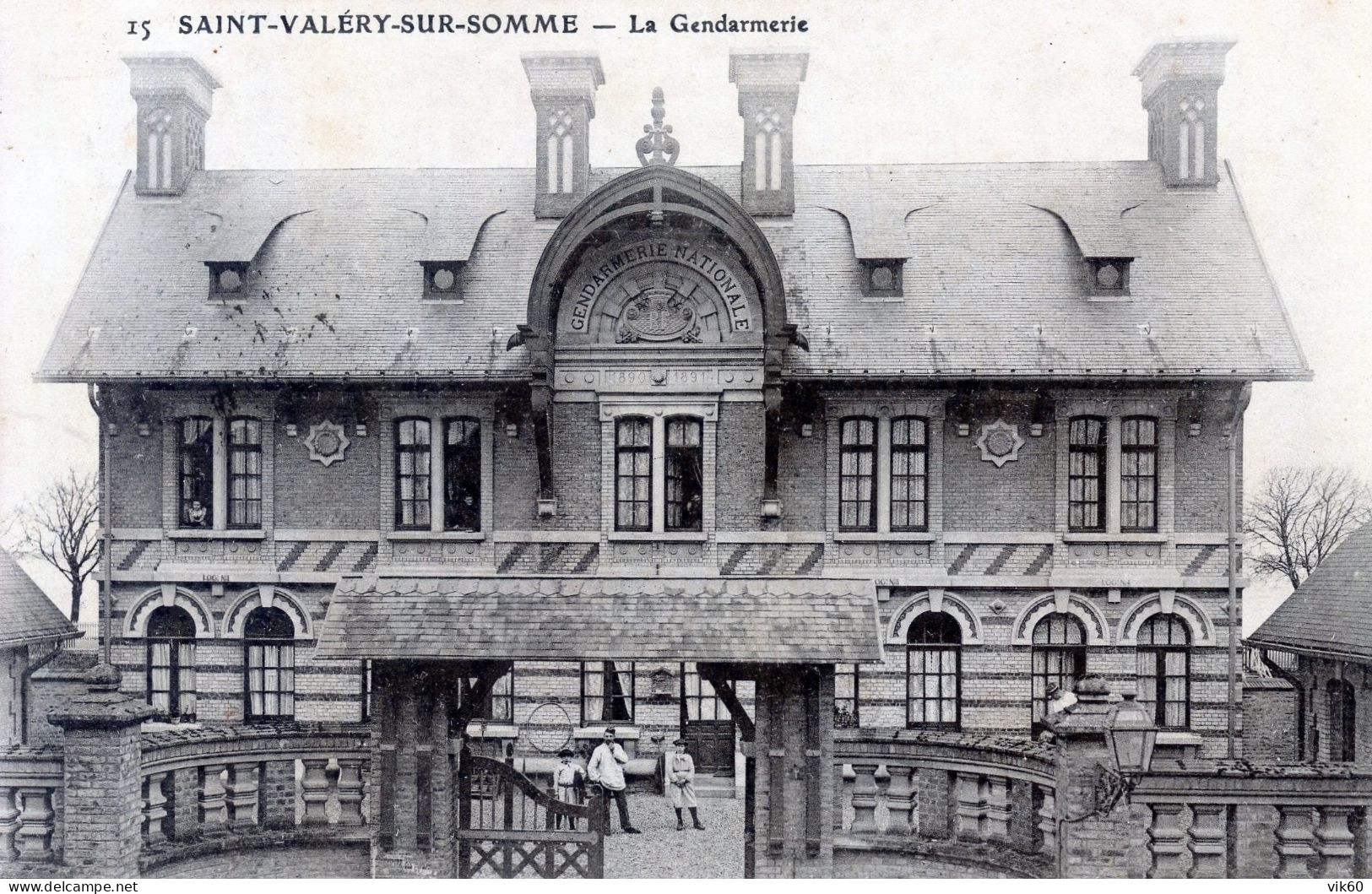 80  SAINT VALERY SUR SOMME  LA GENDARMERIE - Saint Valery Sur Somme