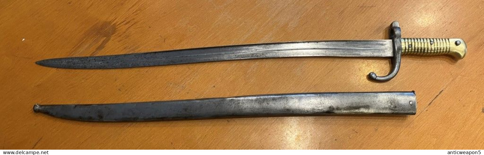 Baïonnette Chasspot. France. M1866 (776) - Knives/Swords