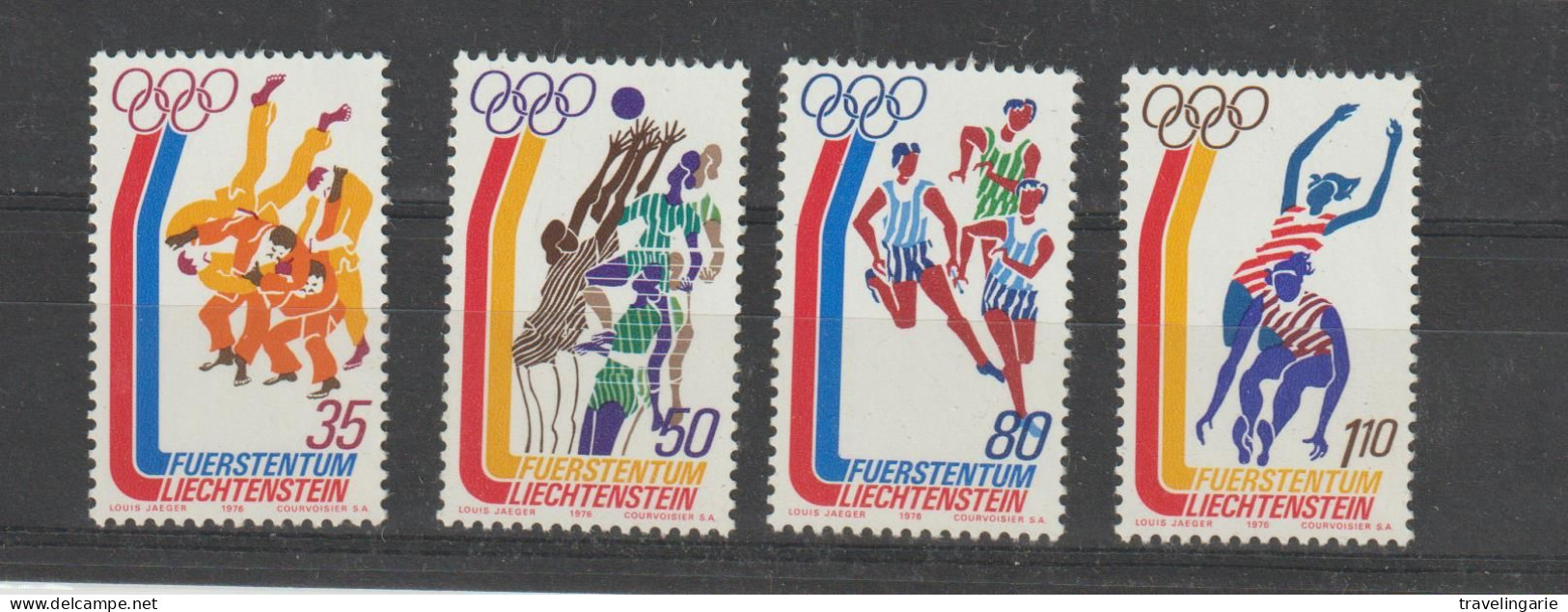 Liechtenstein 1976 Olympic Games Montreal MNH ** - Ungebraucht