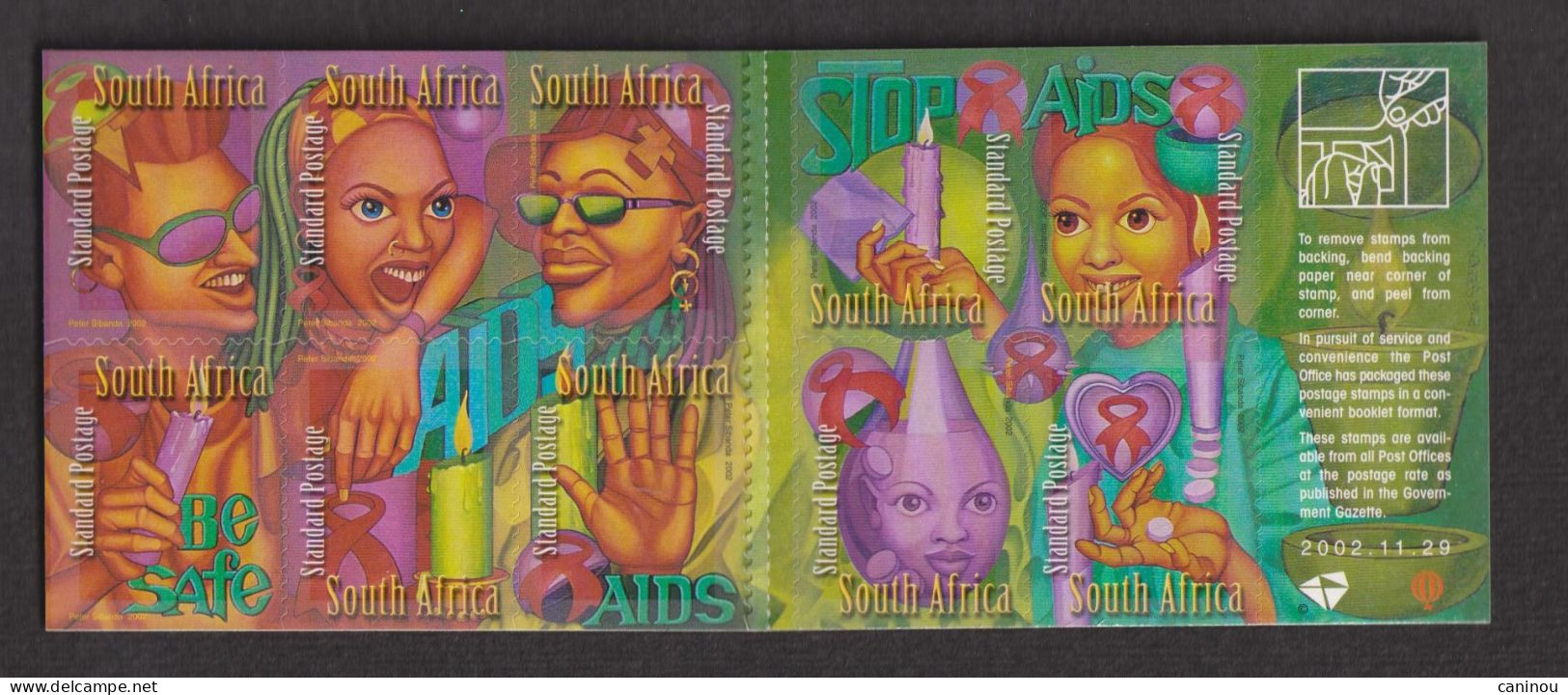 AFRIQUE DU SUD   Y & T CARNET C1222  LUTTE CONTRE LE SIDA  2002 NEUF - Libretti