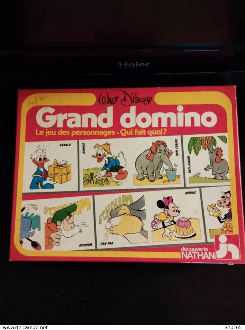 Grand Domino Walt Disney - 2 Jeux - Autres & Non Classés