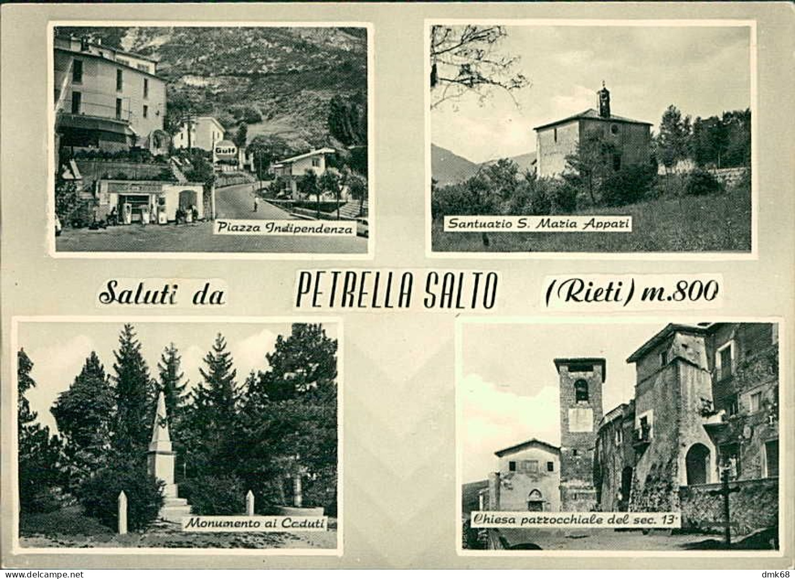 PETRELLA SALTO ( RIETI ) SALUTI / VEDUTINE - EDIZIONE ERCULEI - 1950s (20708) - Rieti